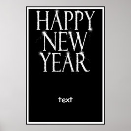 Póster Un brillante Año Nuevo
