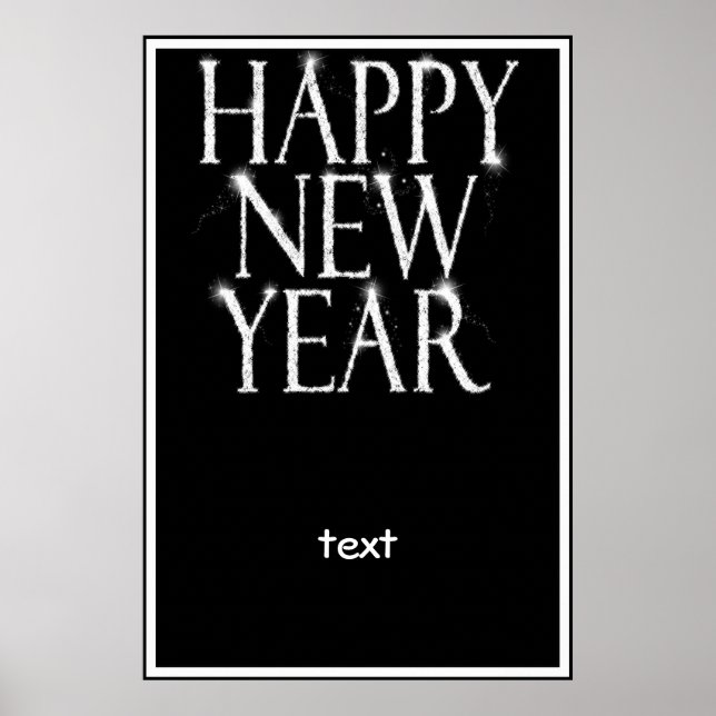 Póster Un brillante Año Nuevo (Frente)