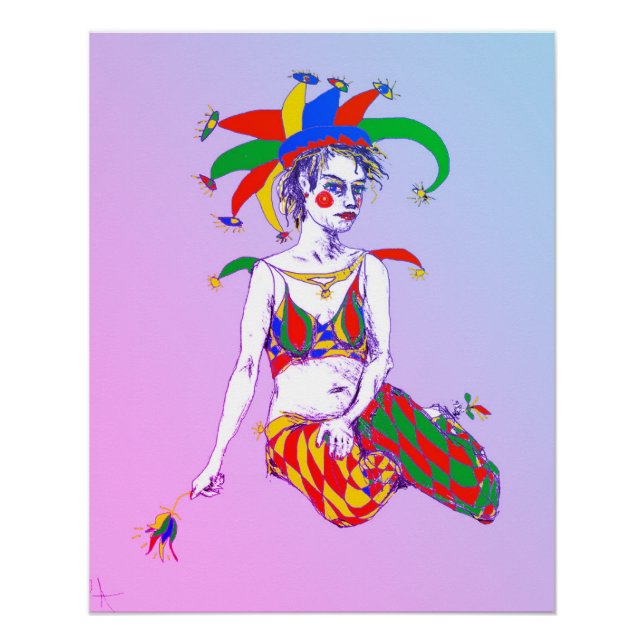 Póster Un bromista (Anverso)