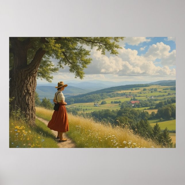 Póster Un buen día de verano (Frente)