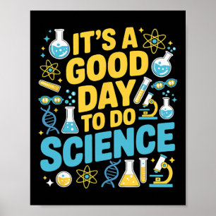 Póster Un Buen Día Para Hacer Ciencia Amante De Los Maest