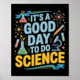 Póster Un Buen Día Para Hacer Ciencia Amante De Los Maest
