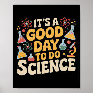 Póster Un Buen Día Para Hacer Ciencia Amante De Los Maest