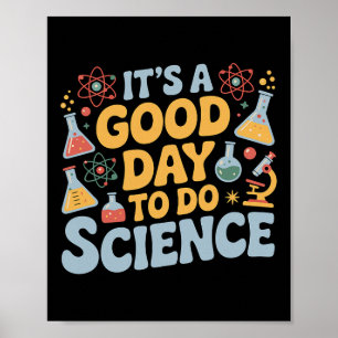 Póster Un Buen Día Para Hacer Ciencia Amante De Los Maest