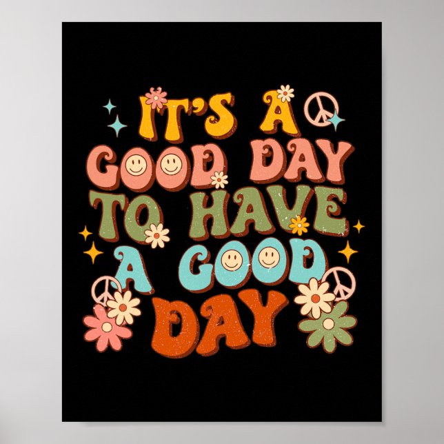 Póster Un buen día para la salud mental de Groovy (Frente)