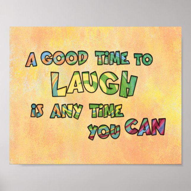 Póster UN BUEN TiME PARA REÍR ES QUE TiME PUEDES (Frente)