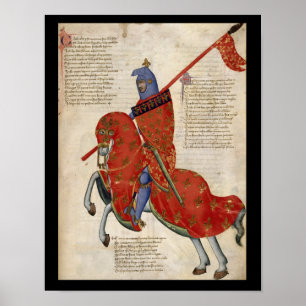 Póster Un caballero del Poster de Prato