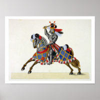 Un caballero en un torneo, plato de 'A History of 