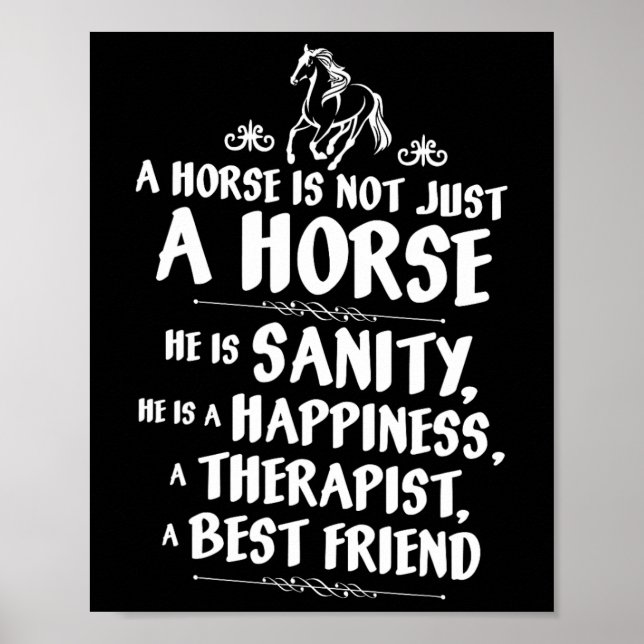 Póster Un caballo no es solamente un caballo - los ecuest (Frente)