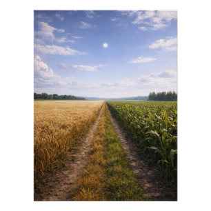 Póster Un Camino hacia Adelante – Paisaje Simbólico Minim