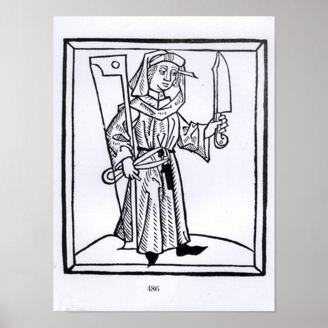 Póster Un carpintero (Frente)