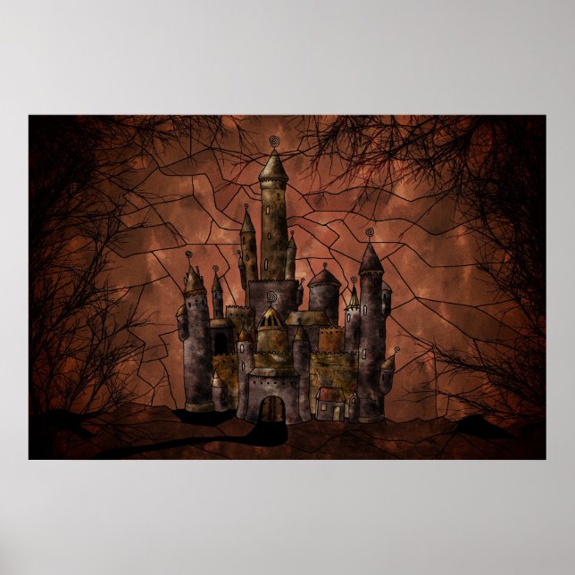 Póster Un Castillo Antiguo (Frente)