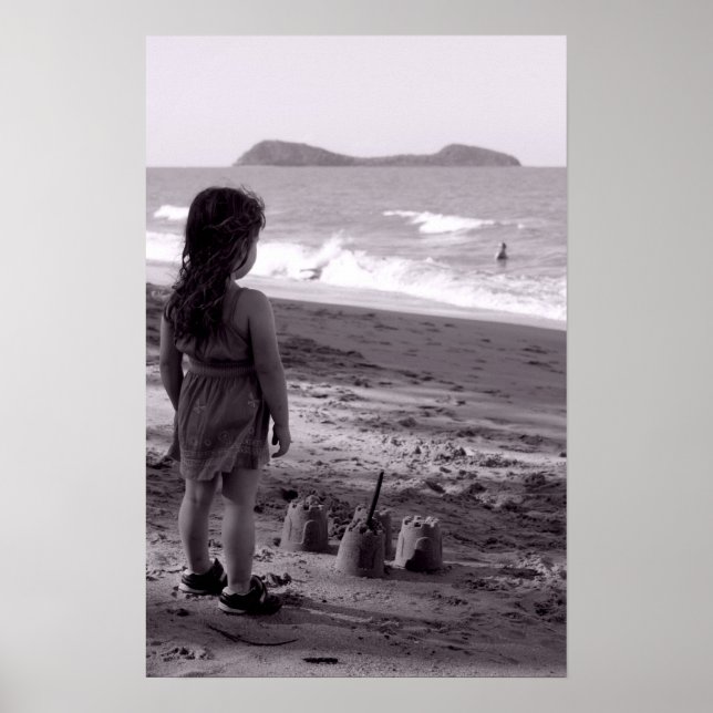 Póster Un castillo junto al mar (Frente)