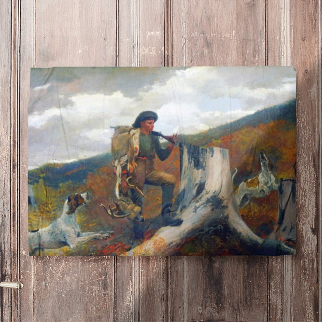 Póster Un cazador y perros Winslow Homer Circa 1891 (Subido por el creador)