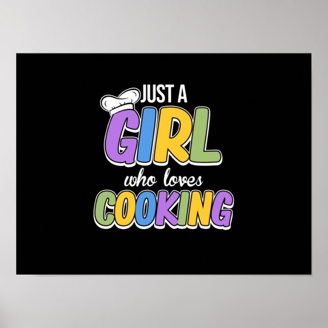 Póster Un Chica a quien le encanta cocinar Cocina Cocina  (Frente)