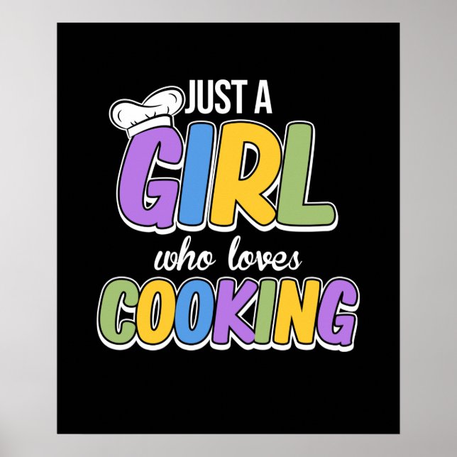 Póster Un Chica a quien le encanta cocinar Cocina Cocina  (Frente)
