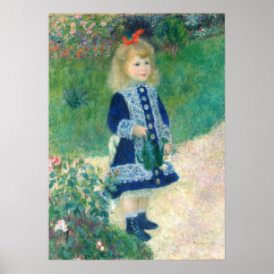 Póster Un Chica con un Bella Artes acuático de Can August