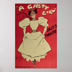 Póster Un Chica de fantasía en el teatro del Daly