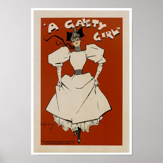 Póster Un Chica de Gaiety (Frente)