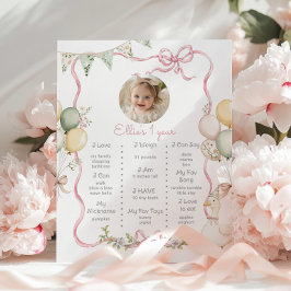 Póster Un Chica de Goose Silly Primer hito de la foto del