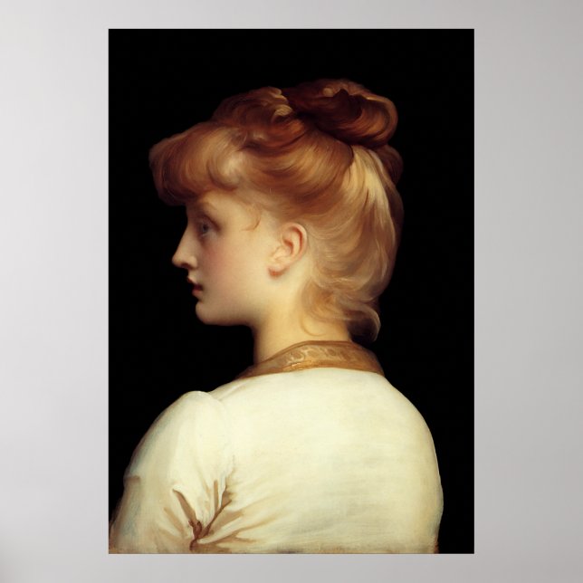 Póster Un Chica de Lord Frederic Leighton (Frente)