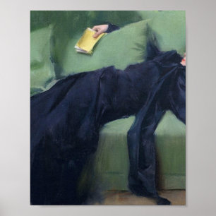 Póster Un Chica Decadente - Ramon Casas