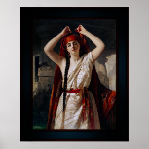 Póster Un Chica Egipcio Preparándose Para El Baño