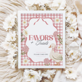 Póster Un Chica groso y bobo favorece y trata el Rótulo