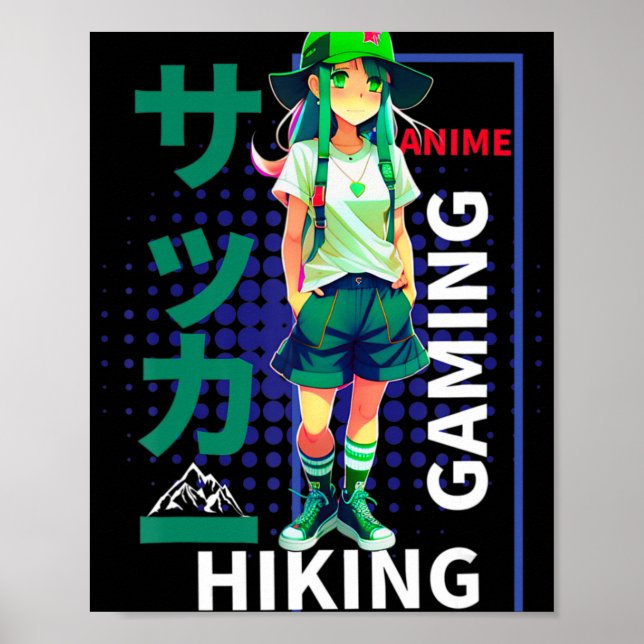 Póster Un Chica que ama a Anime (Frente)