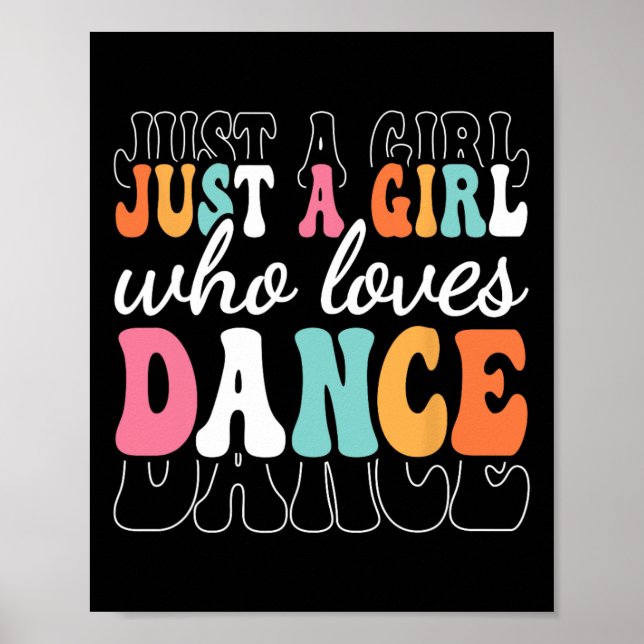 Póster Un Chica que ama a la bailarina bailarina bailarin (Frente)