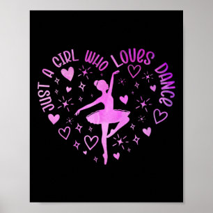 Póster Un Chica que ama a la bailarina Chica Dancin