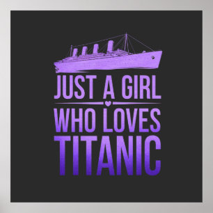 Póster Un Chica que ama el Titanic: perfecto para el Tita