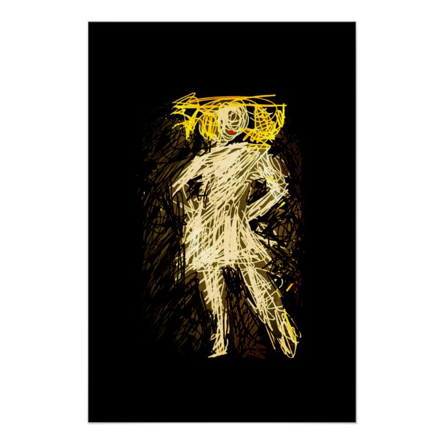 Póster Un chica que conocí (Anverso)