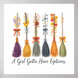Póster Un Chica Tiene Que Tener Opciones Diseño De Citas