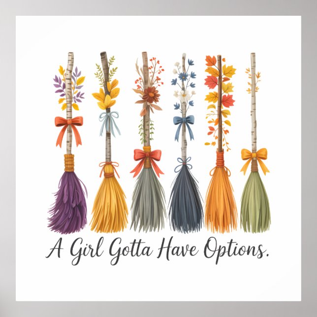 Póster Un Chica Tiene Que Tener Opciones Diseño De Citas (Frente)