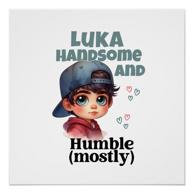 Póster Un Chico Agradable Y Humilde (Anverso)