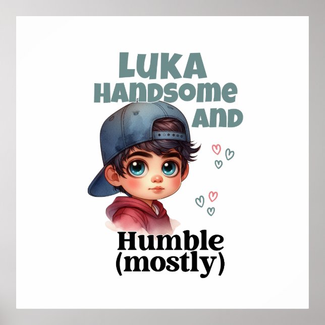 Póster Un Chico Agradable Y Humilde (Frente)