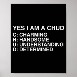 Póster Un CHUD Divertido Sin Sentido Gen Z Meme Argot Rot