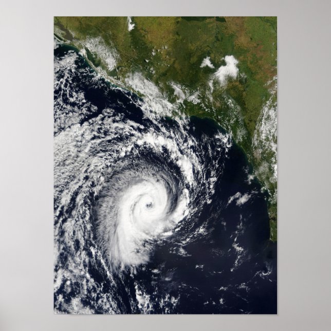 Póster Un ciclón tropical (Frente)