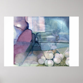 Póster Un color de agua