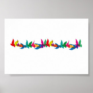 Póster Un colorido vuelo de fantasía