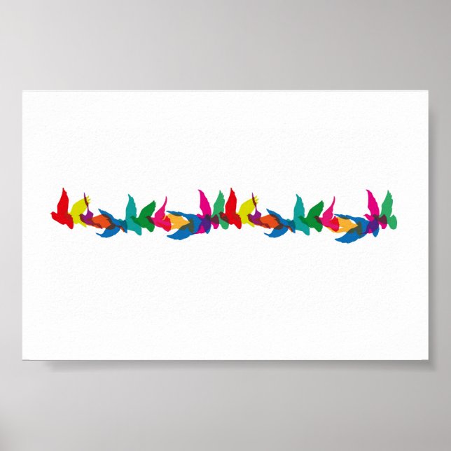 Póster Un colorido vuelo de fantasía (Frente)