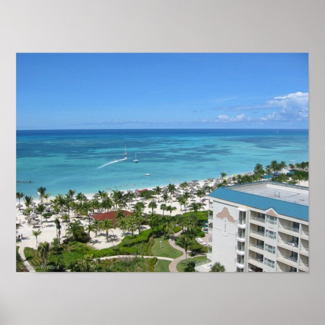 Póster Un complejo de playa de Aruba (Frente)