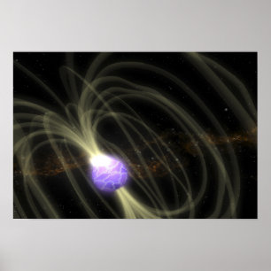 Póster Un concepto del artista del magneta 1806-20 de SGR