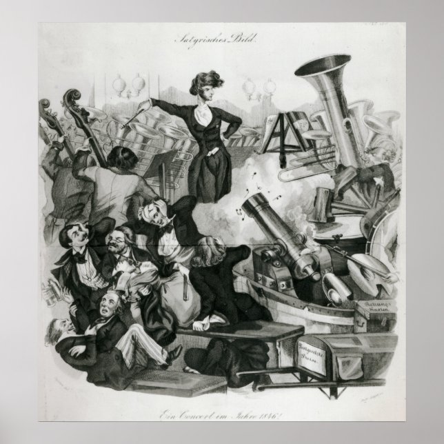 Póster Un concierto de Héctor Berlioz (Frente)