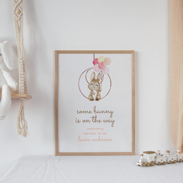 Póster Un conejo pequeño, un conejo está en camino de la  (Subido por el creador)