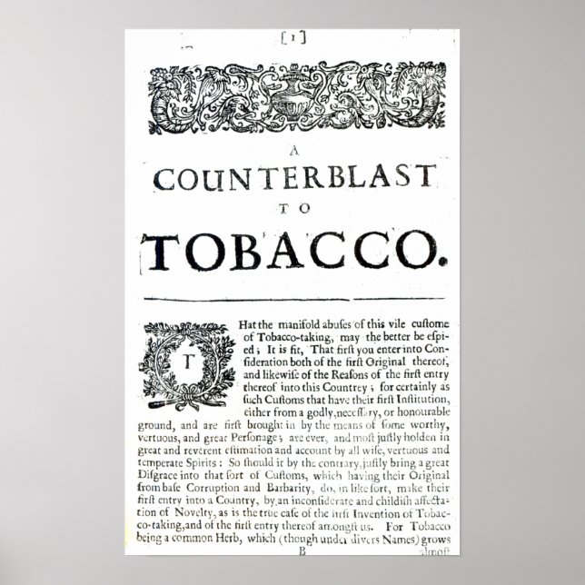 Póster Un contraataque al tabaco (Frente)