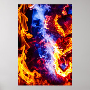 Póster Un corazón en el infierno