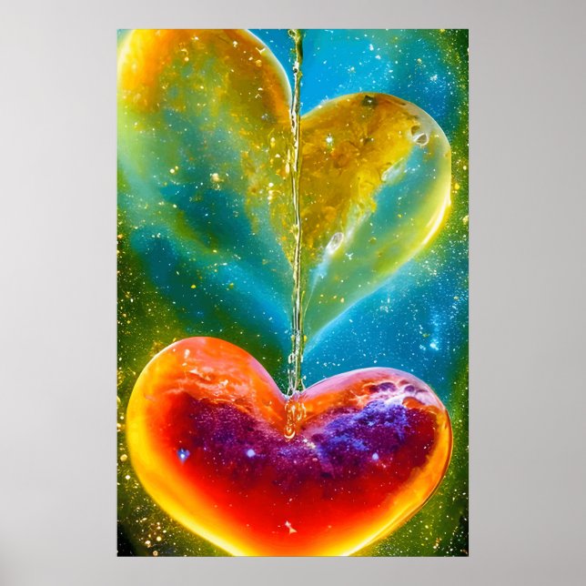 Póster Un corazón necesita otro corazón (Frente)