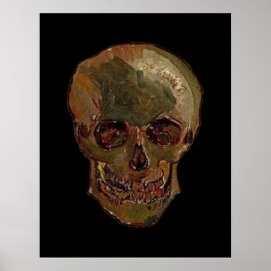 Póster Un cráneo de Vincent van Gogh